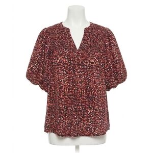 NEW ENTRO half sleeve top in burgundy